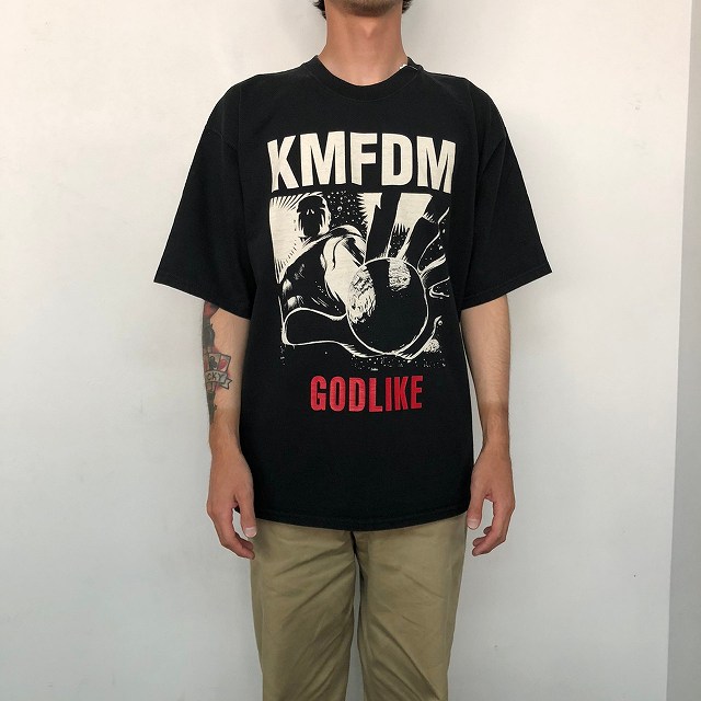 KMFDM インダストリアルバンドTシャツ XL