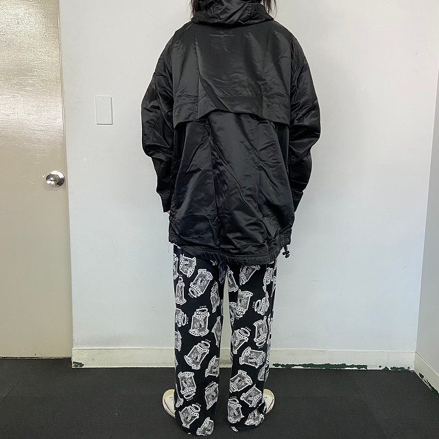 2XL ナイキ ジョーダン ジャンプマン ハーフジップ アノラック 黒 XXL