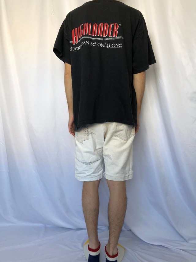 90's HIGHLANDER 映画プリントTシャツ XXL