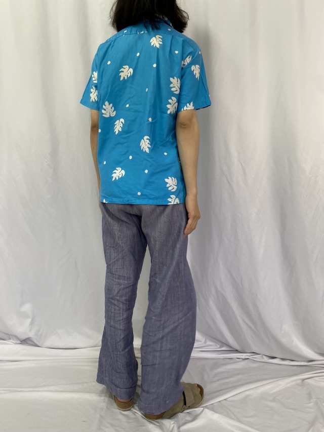 60's　Malihini　アロハシャツ　M　Cotton　Vintage