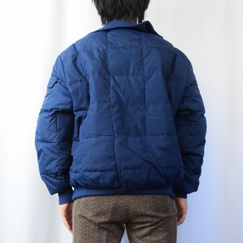 70〜80's Eddie Bauer ハーフジップダウンジャケット XL