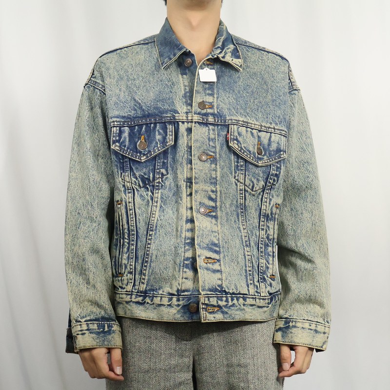 画像2: 90's Levi's 70507 USA製 デニムジャケット M (2)