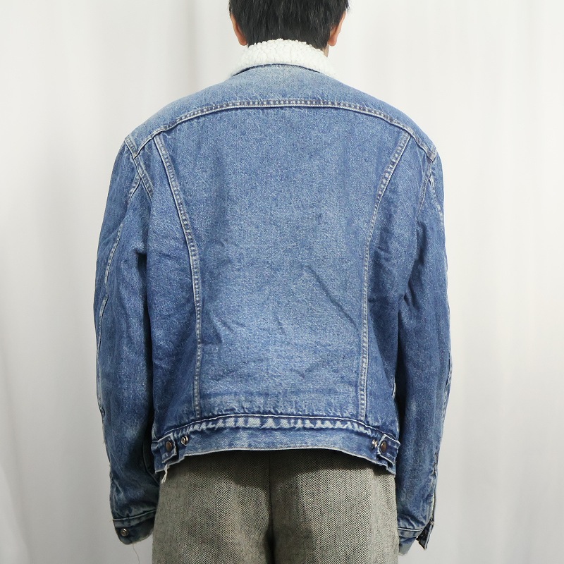 画像3: 80's Levi's USA製 ボアライナー デニムジャケット SIZE46L (3)
