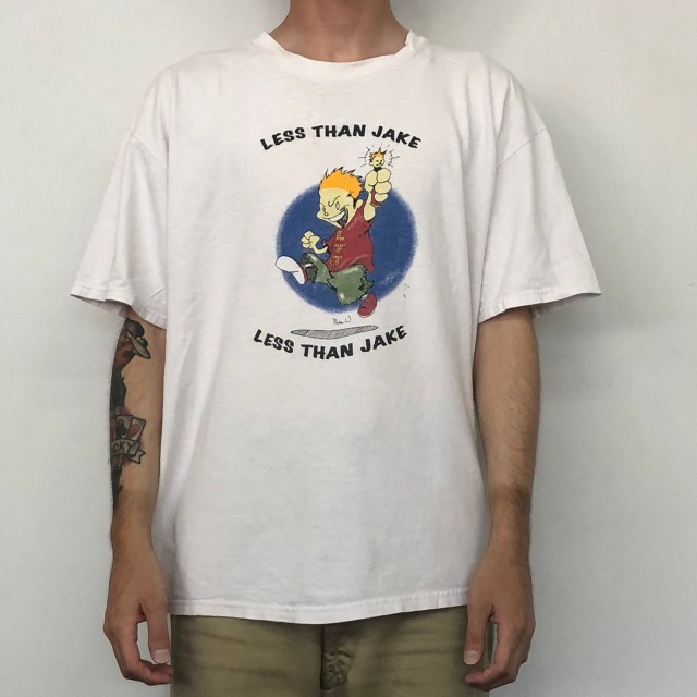 43e 00's LESS THAN JAKE バンド ハード ロック Tシャツ