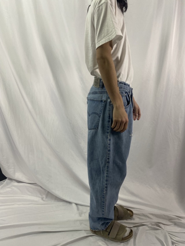 90年代 リーバイス Levi's SILVER TAB シルバータブ BAGGY ジーンズ デニムパンツ USA製 メンズw38 ヴィンテージ /eaa331401