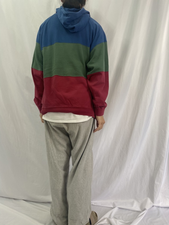 90s OLD GAP ハーフジップ ボーダースウェット