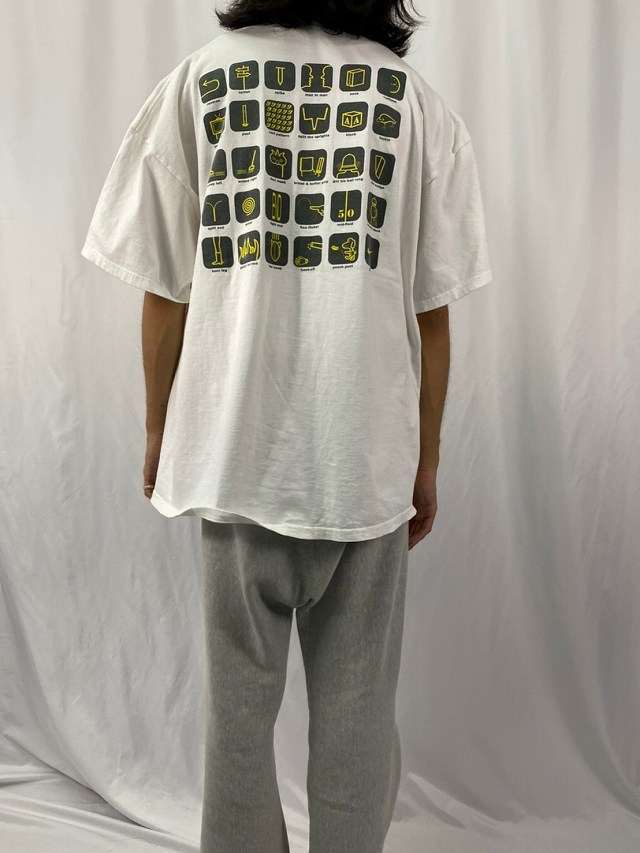 NIKE football プリントTシャツ XXL