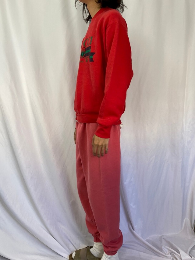 90年代 90s アメリカ製 グッチ 赤 トレーナー ビンテージ古着屋Feeet 通販 名古屋 大須 メンズ