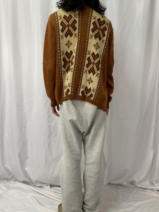 vintage wool knit cardigan