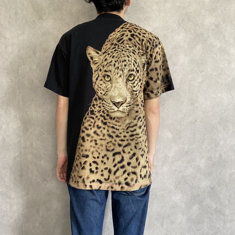 【SALE】 90's〜 豹プリントTシャツ