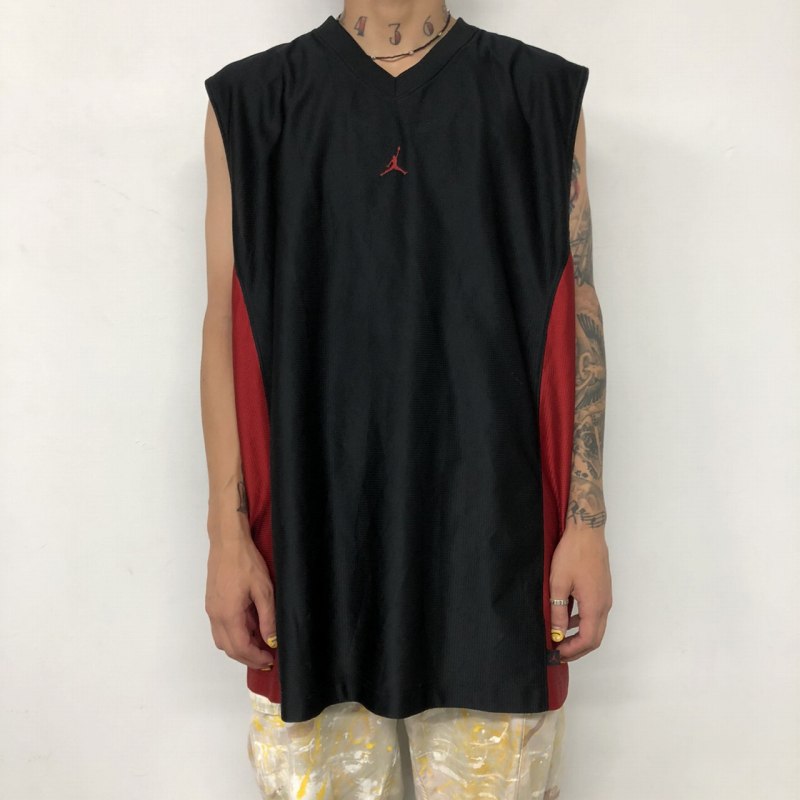 国内正規品 AIR JORDAN 切り替え メッシュ タンクトップ ゲームシャツ XL 通販