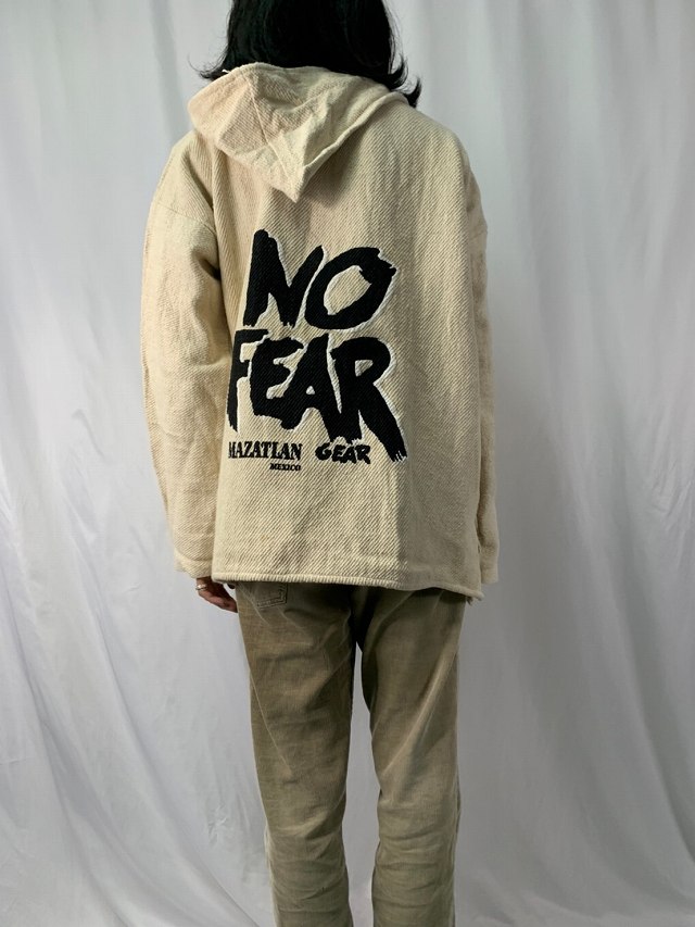 NO FEAR ロゴプリント メキシカンパーカー XL