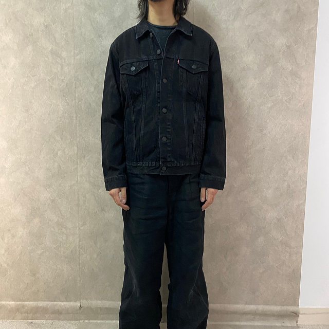 Levi's ブラックデニムジャケット L