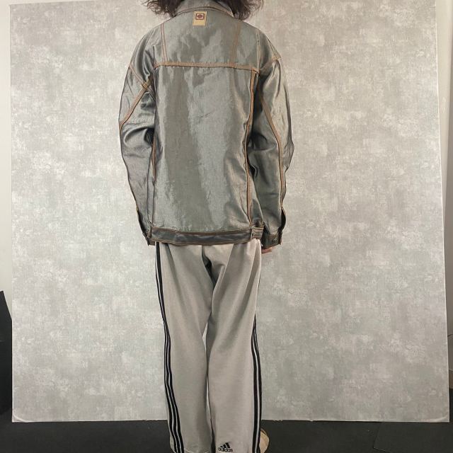 サウスポール シャイニー デニム ジャケット ヒップホップ