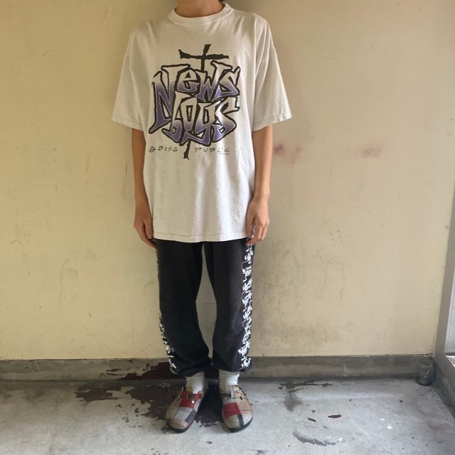 90年代 アメリカ製 ニュースボーイズ ツアー プリントtシャツ チャーチロック ビンテージ古着屋feeet 通販 名古屋 大須 メンズ