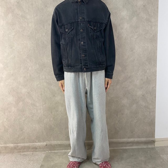 Levi's 70507 ブラックデニムジャケット M