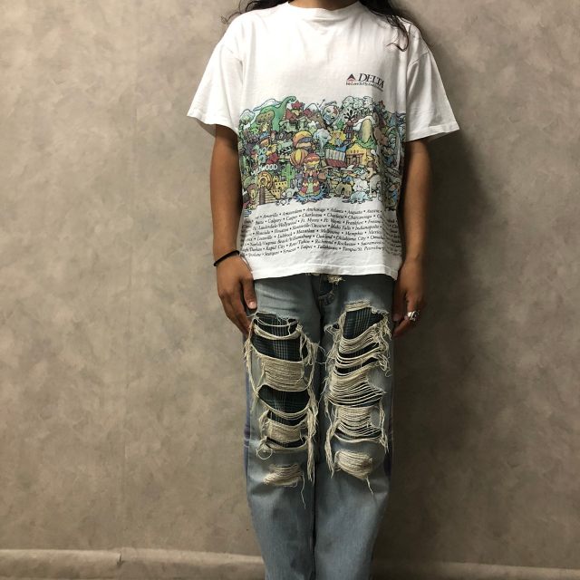 90年代 アメリカ製 デルタ 飛行機 | ビンテージ古着屋Feeet 通販