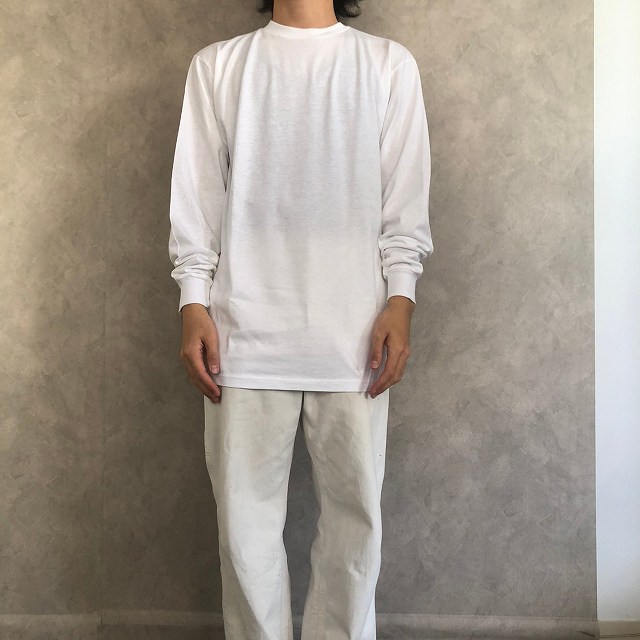 【SALE】 TOMMY HILFIGER USA製 無地ロンT DEADSTOCK XL