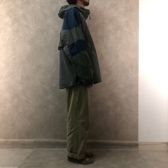 90's Columbia ハーフジップ ナイロンアノラックパーカー XL