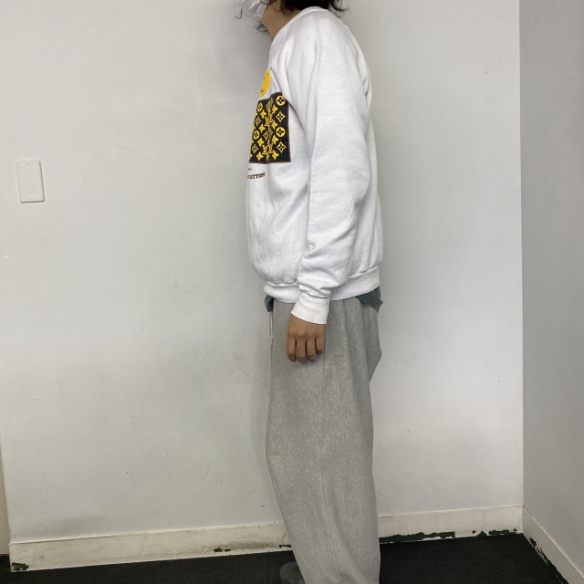 90's ブートLOUIS VUITTON USA製 プリントスウェット XL