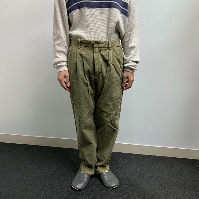 ポロラルフローレン コットン トラウザーズ カーキ|ヴィテージ古着屋