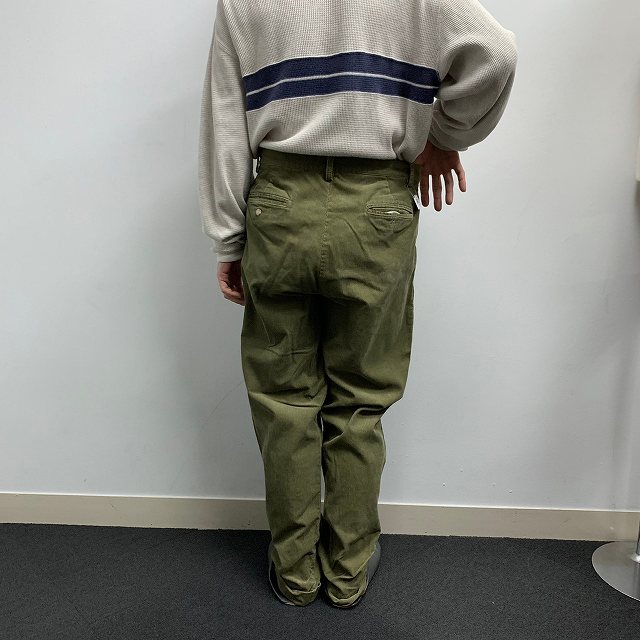 ポロラルフローレン コットン トラウザーズ カーキ｜ヴィテージ古着屋 