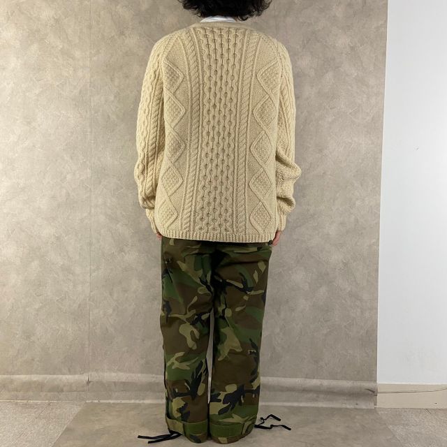【SALE】 70〜80's CARRAIS アランニットカーディガン