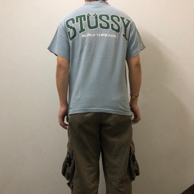 stussyステューシーTシャツアートデザインペインタービンテージスケボーUSA