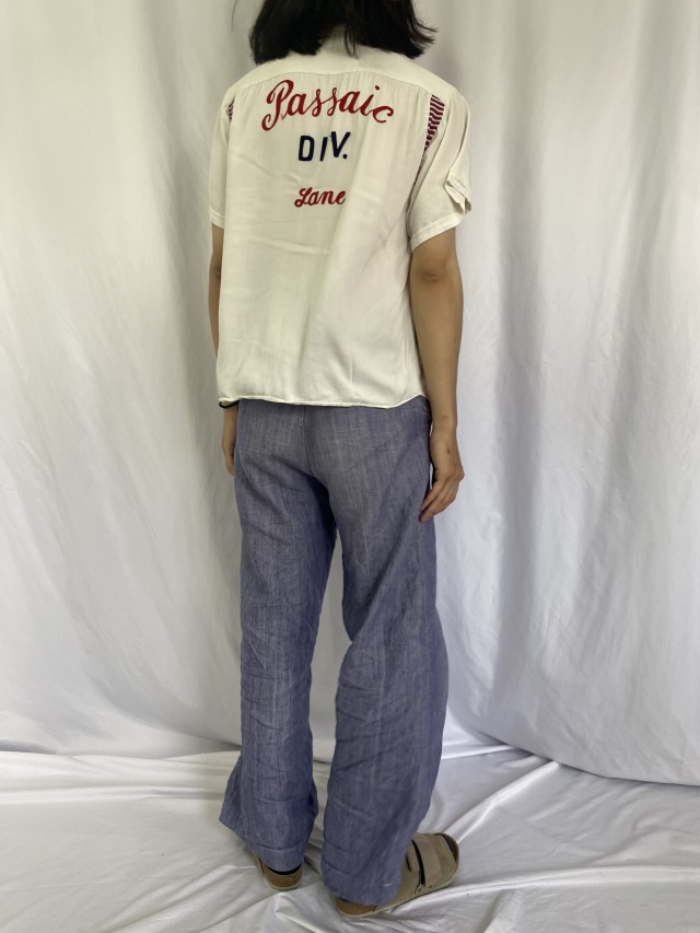 BRENTブレント6070年代ボーリングプリントシャツVINTAGE