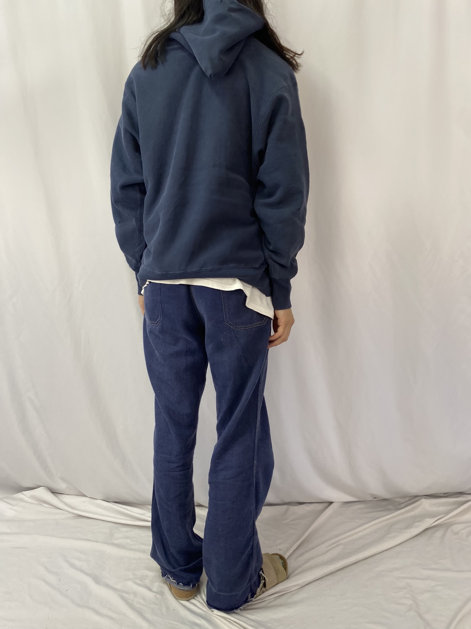 70's Champion 青単色タグ REVERSE WEAVE USA製 