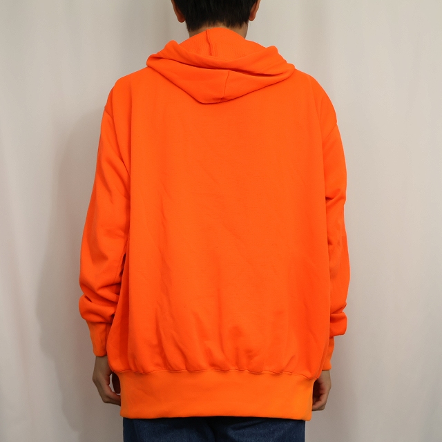 画像3: 70〜80's 裏サーマル ポリエステル スウェットジップパーカー SIZE54 (3)