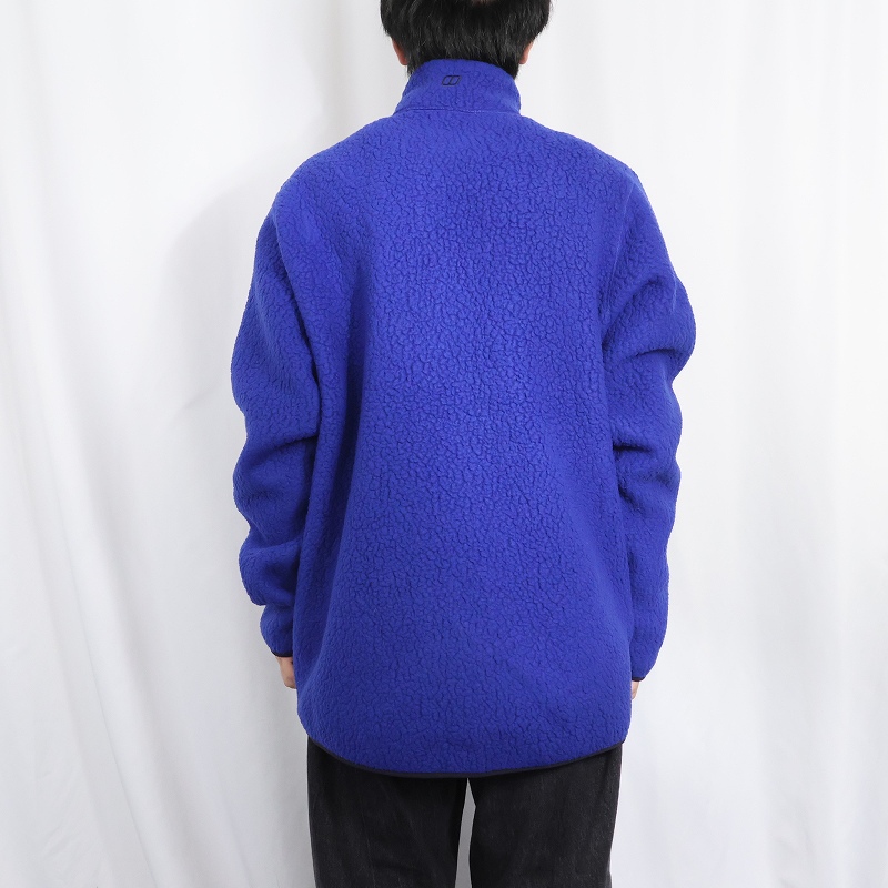 画像3: berghaus "POLATEC" ロゴ刺繍 ボアジップジャケット XL (3)