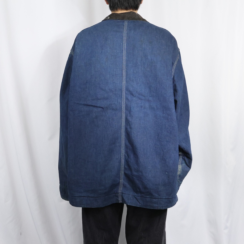 画像3: 70's JCPenney BIGMAC キルティングライナー デニムカバーオール (3)
