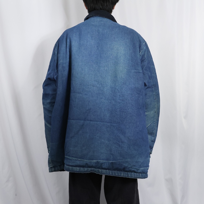 画像3: 70〜80's BIG BEN USA製 ブランケットライナー デニムカバーオール SIZE52 (3)