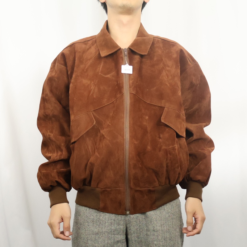 画像2: COMPAGNIE ITALY製 フェイクスエードジャケット (2)