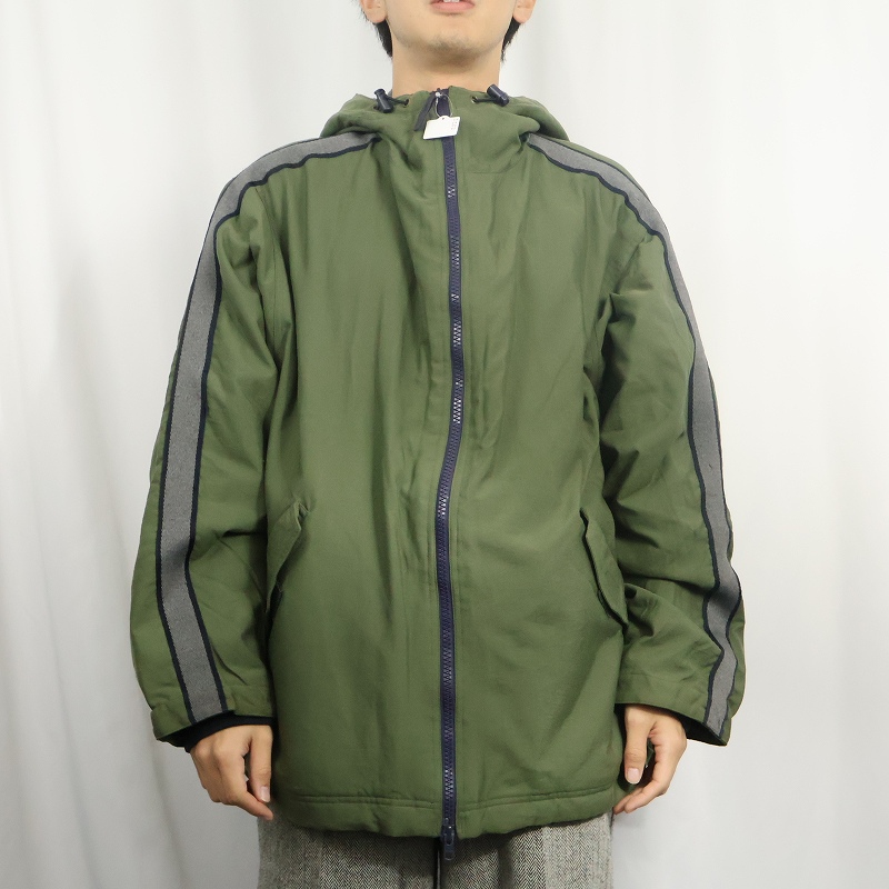 画像2: 90's〜 GAP フリースライナー ナイロンジップパーカー M (2)