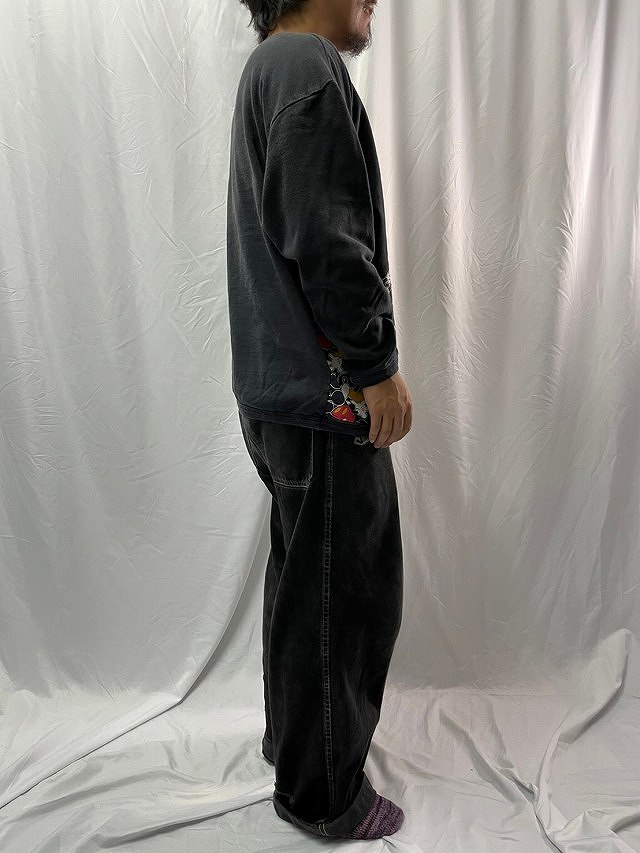 【コラボ品】ヴェトモン×チャンピオン 切りっぱなしトレーナー 赤