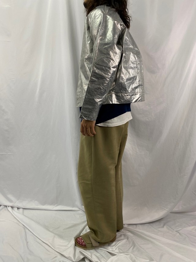 90年代 90s グローブ アメリカ製 シルバー 銀色 消防服 ｜ヴィテージ 