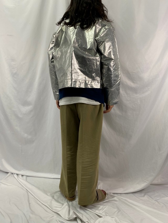 90年代 90s グローブ アメリカ製 シルバー 銀色 消防服 ｜ヴィテージ 