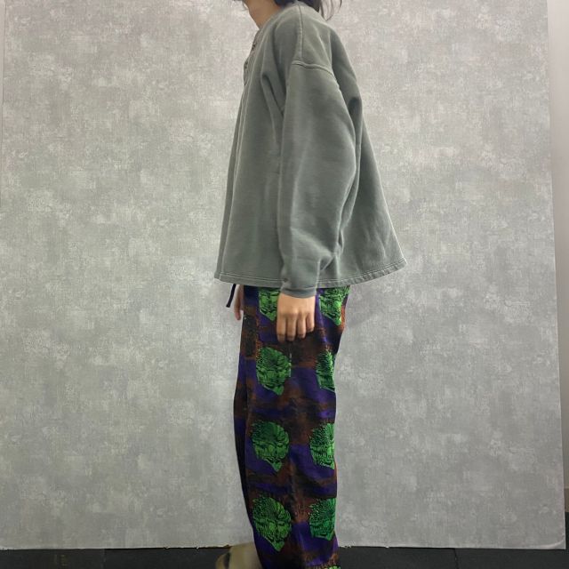 【SALE】 90's〜 OREGON ヘンリーネックスウェット XL