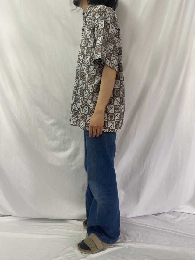 90年代 90s レインスプーナー アメリカ製 ハワイ製 半袖 プルオーバー
