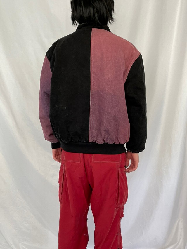 極希少 90s MO BETTA シャツ アシンメトリー 切替 緑 紺 XXL