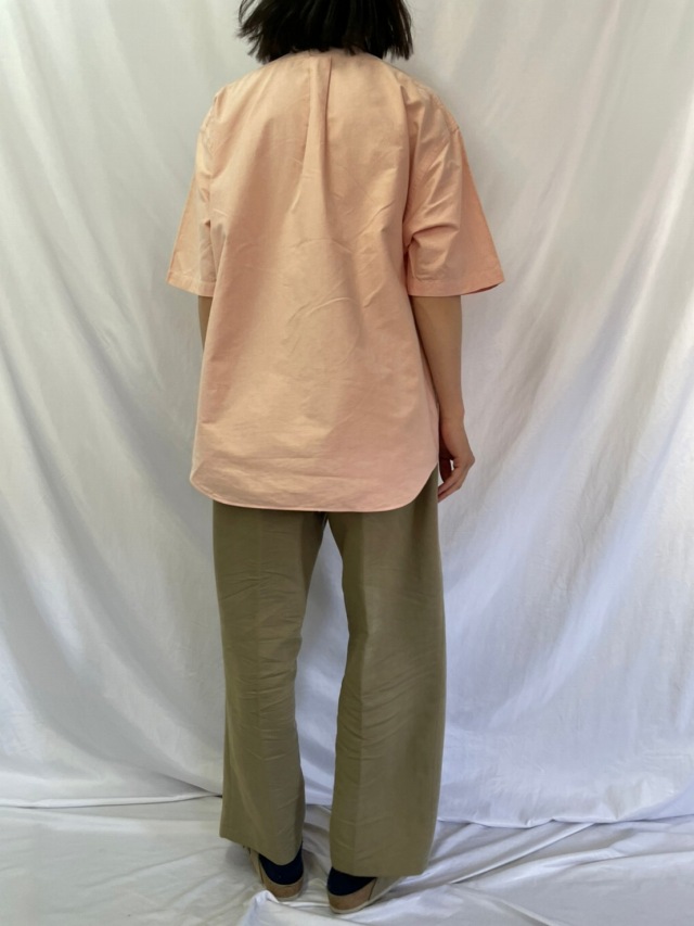 ポロラルフローレン ビッグシャツ ピンク 半袖 オーバーサイズ