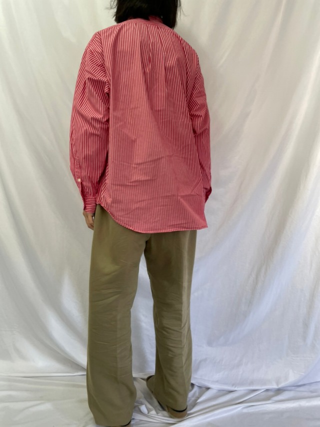 ポロラルフローレン ビッグシャツ 赤 レッド 長袖 オーバーサイズ 