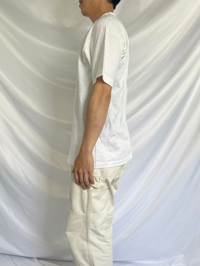 90年代 90s フルーツオブザルーム アメリカ製 半袖 白 ホワイト 