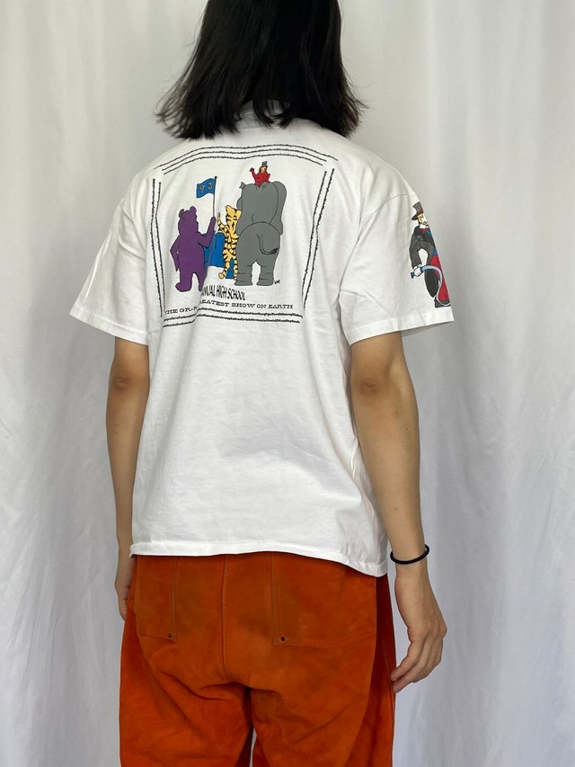 90年代 90s アメリカ製 半袖 白 ホワイト ビンテージ古着屋feeet 通販 名古屋 大須 メンズ