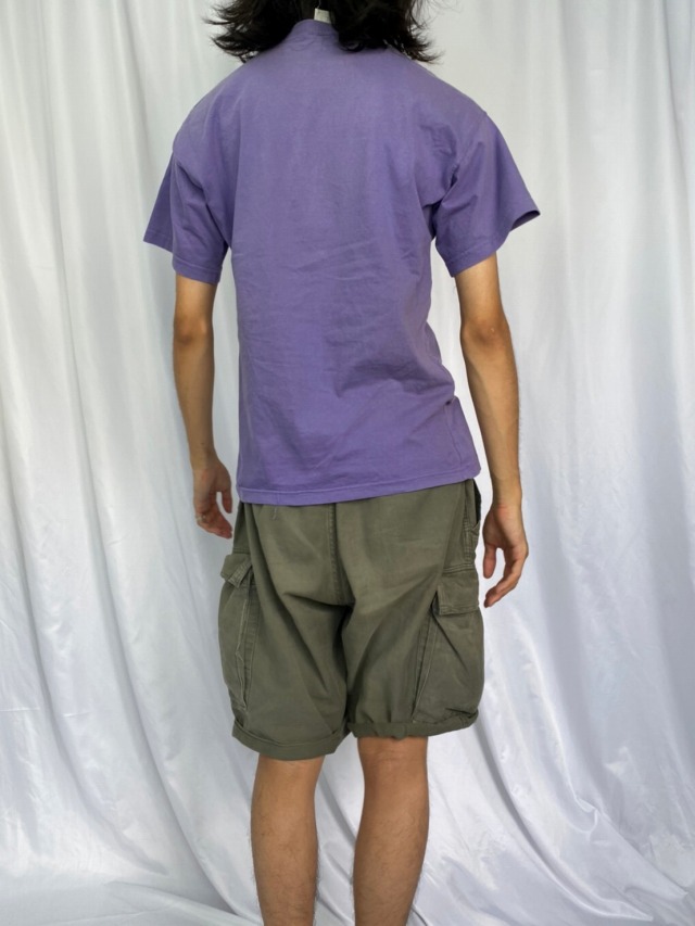 CHANEL 紫　刺繍ロゴ　Tシャツ ヴィンテージ