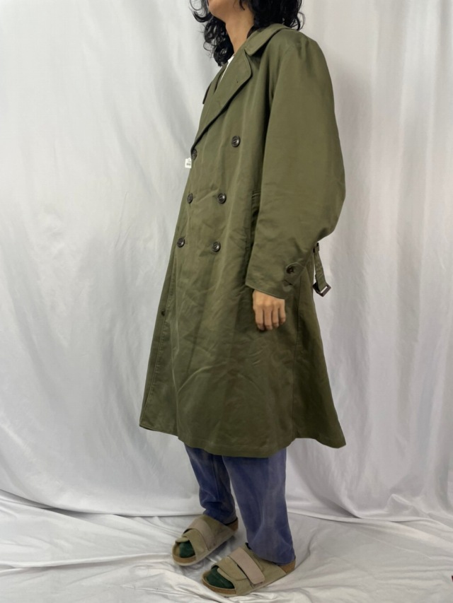 【美品】  VINTAGE  / ヴィンテージ | 50s～ U.S.ARMY M-1950 Over Coat  ベルト付き ミリタリー  オーバー ロング コート タグ・ミルスペック有 | 36 | カーキ | メンズ