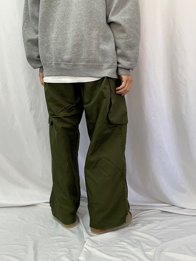 50's CANADIAN ARMY X-51 ナイロンコンバットパンツ LARGE