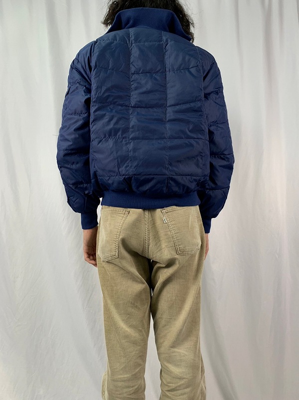 80〜90's Eddie Bauer ハーフジップ プルオーバーダウンジャケット L